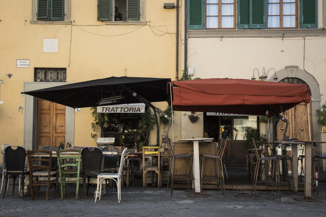 italiaanse straat in Lucca